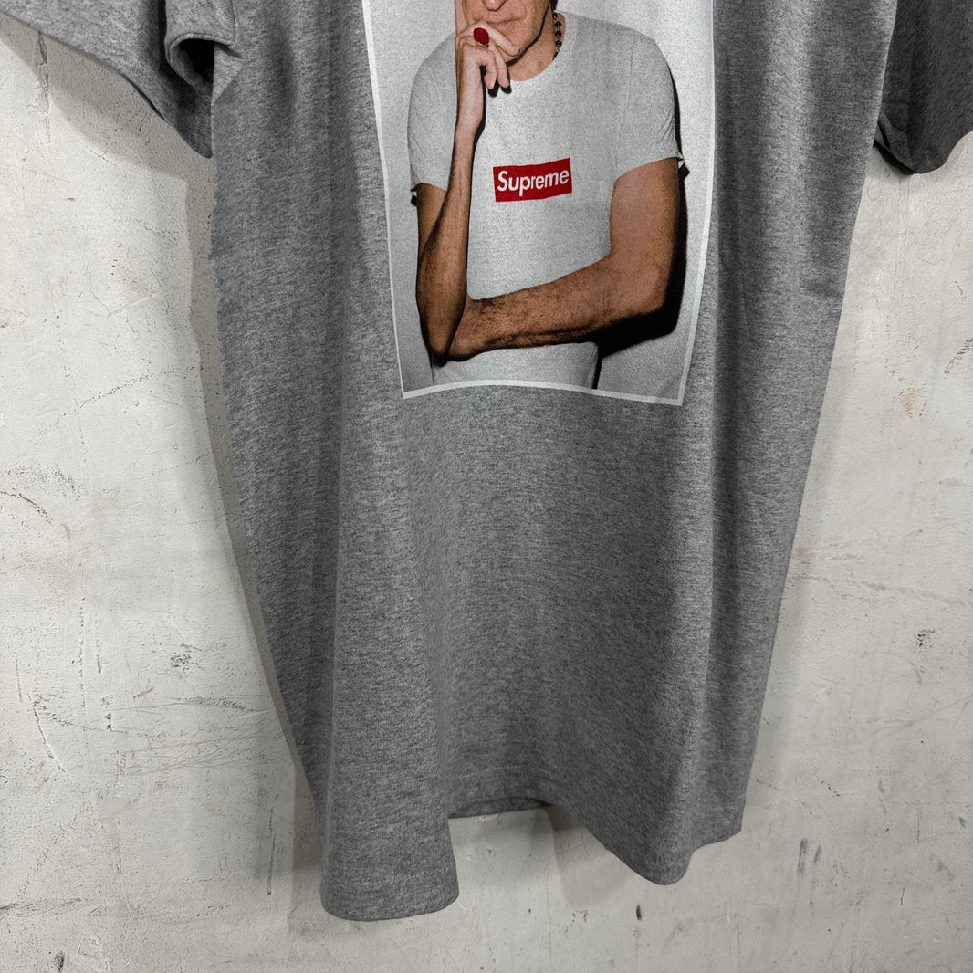 Supreme Grey Double Sided Red Morrisey Test Print Sample T-Shirt