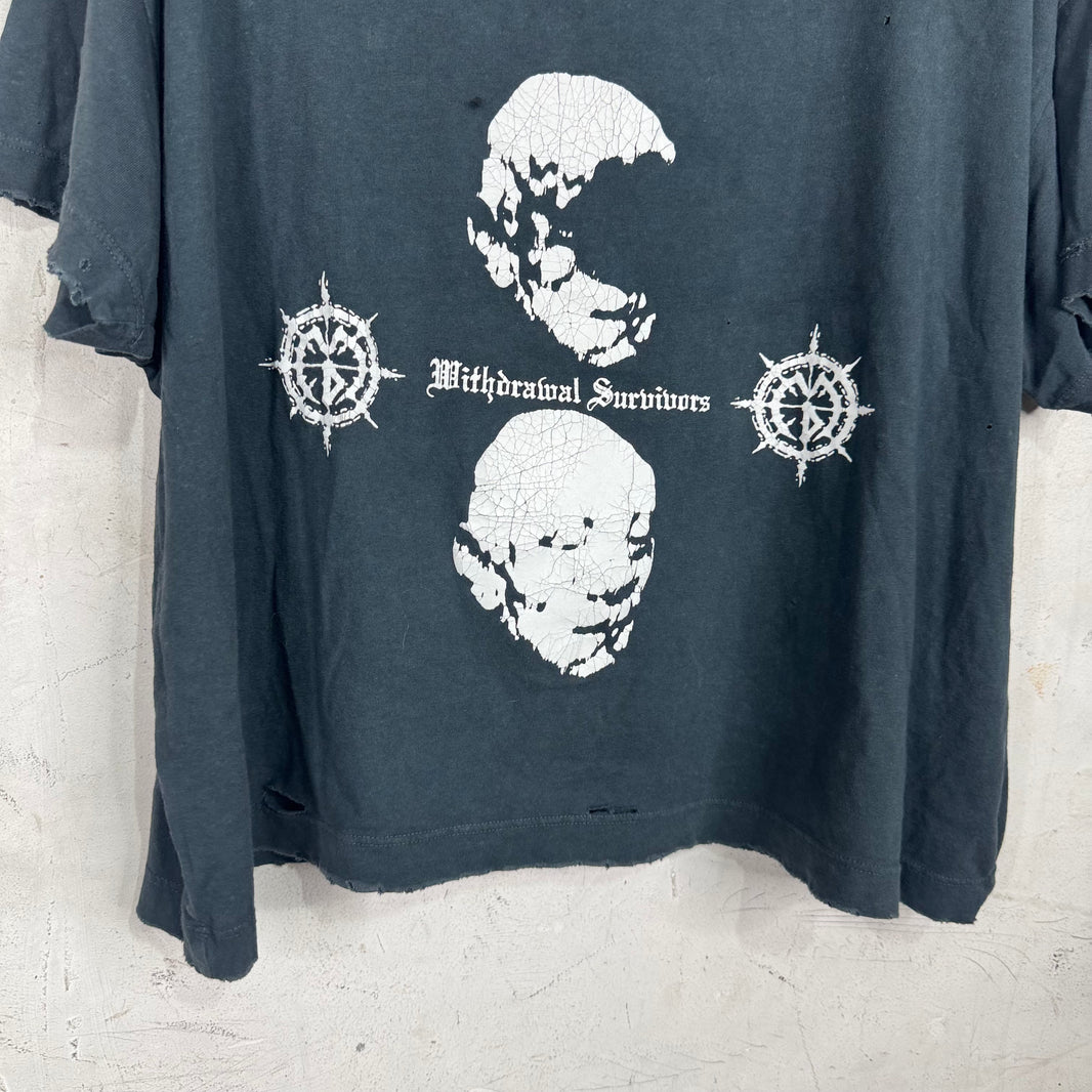 Marking Distance Cropped Withdrawal Survivors T-Shirt