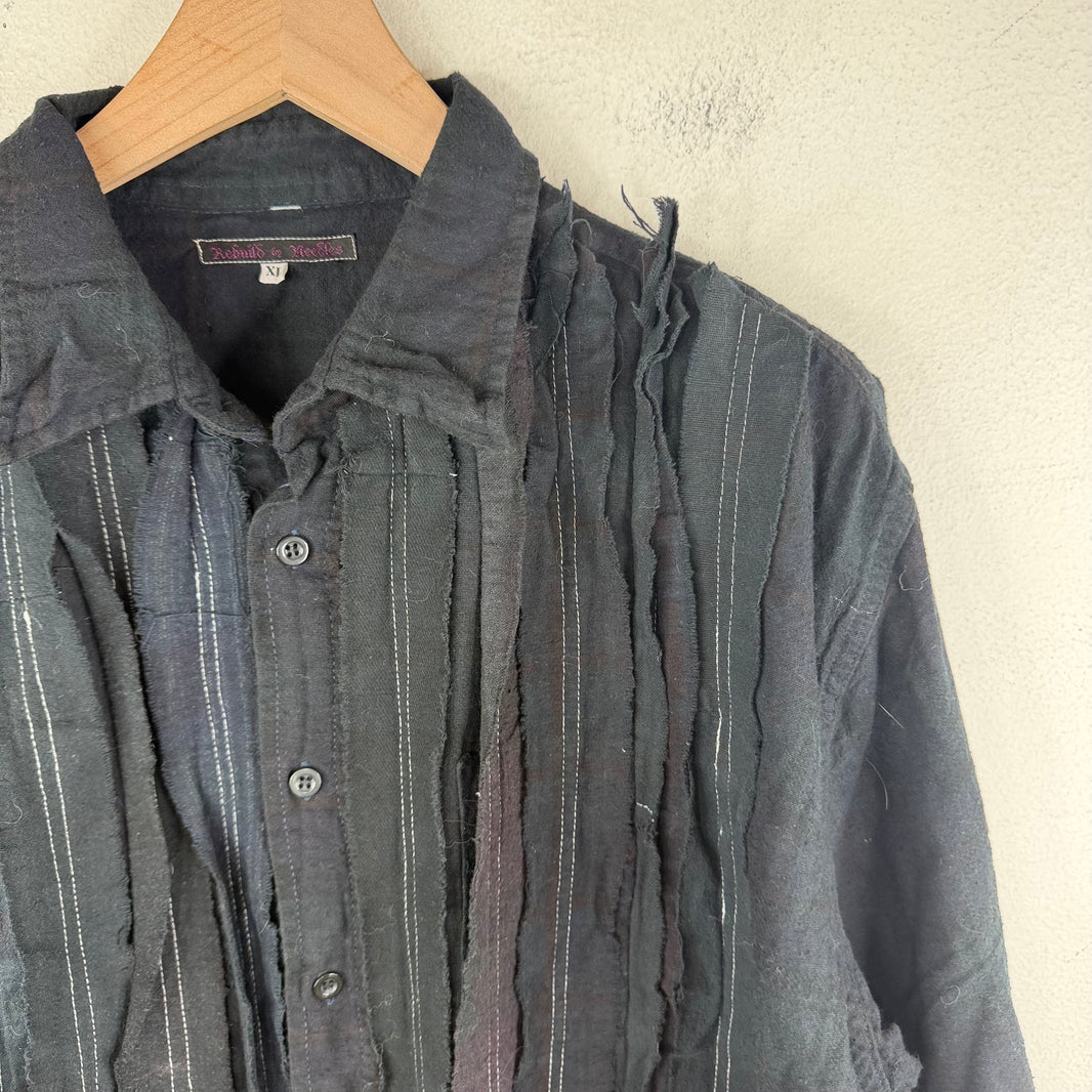 Needles Contrast Stitch Rebuilt Flannel