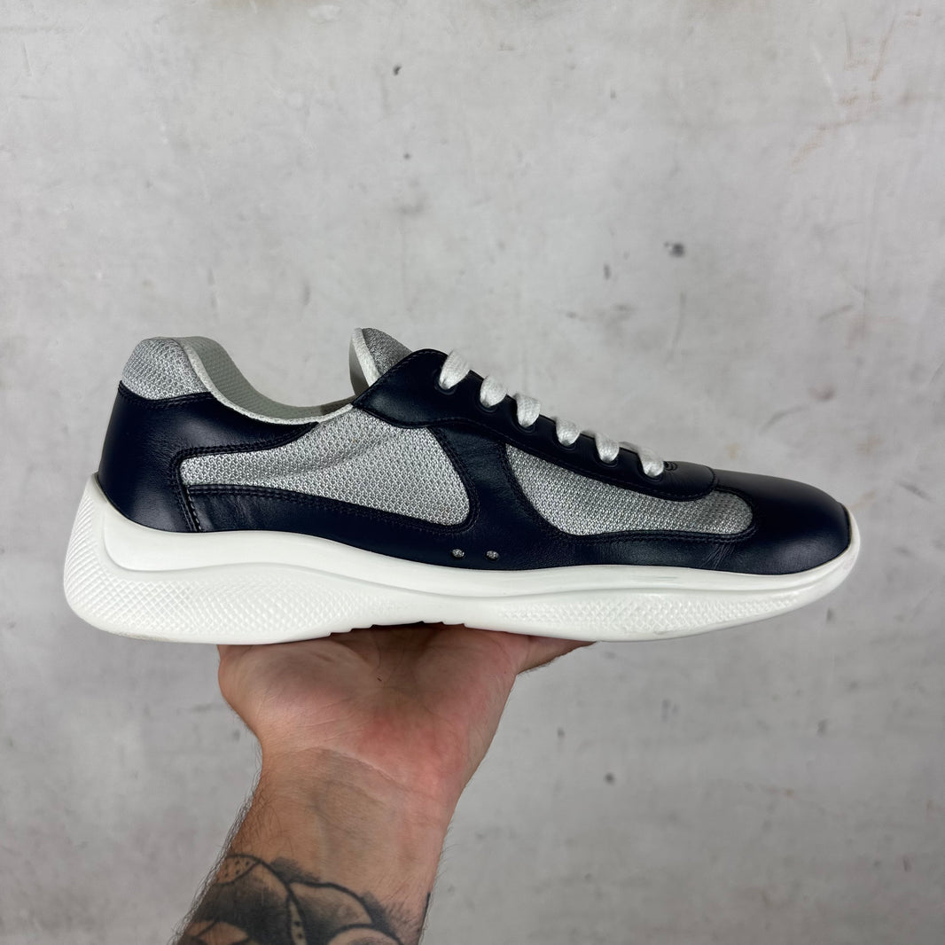 Prada Navy/Grey America Cups Low