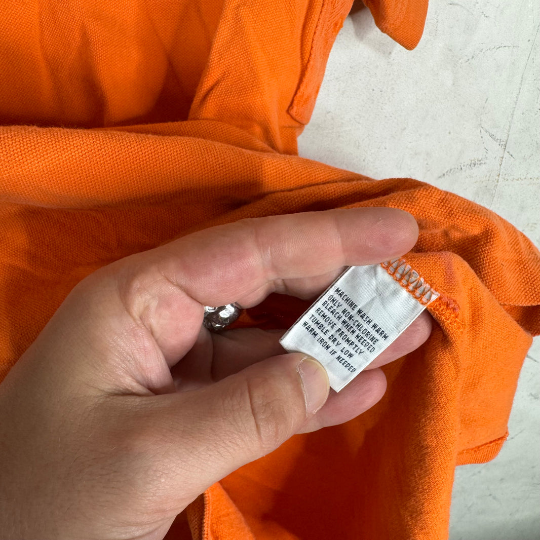Ralph Lauren Orange Blue Big Pony Polo