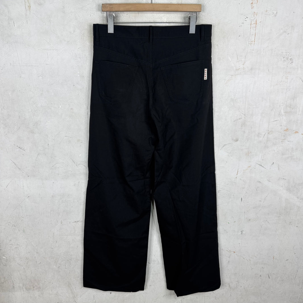 Marni Loose Black Trousers