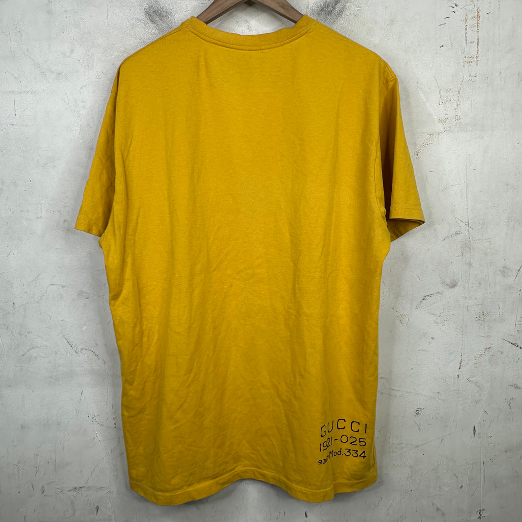 Gucci Yellow Basic T-Shirt – www.Lukes.store