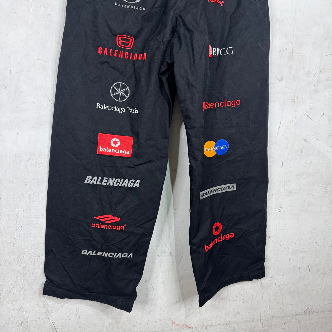 Balenciaga Multi Logo Track Pants