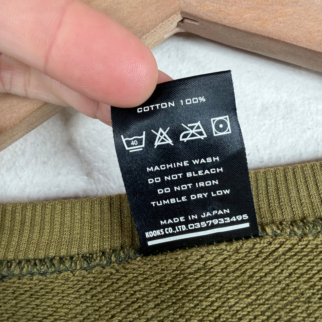 Number Nine Hybrid Knit Detail Snap Button Sweater