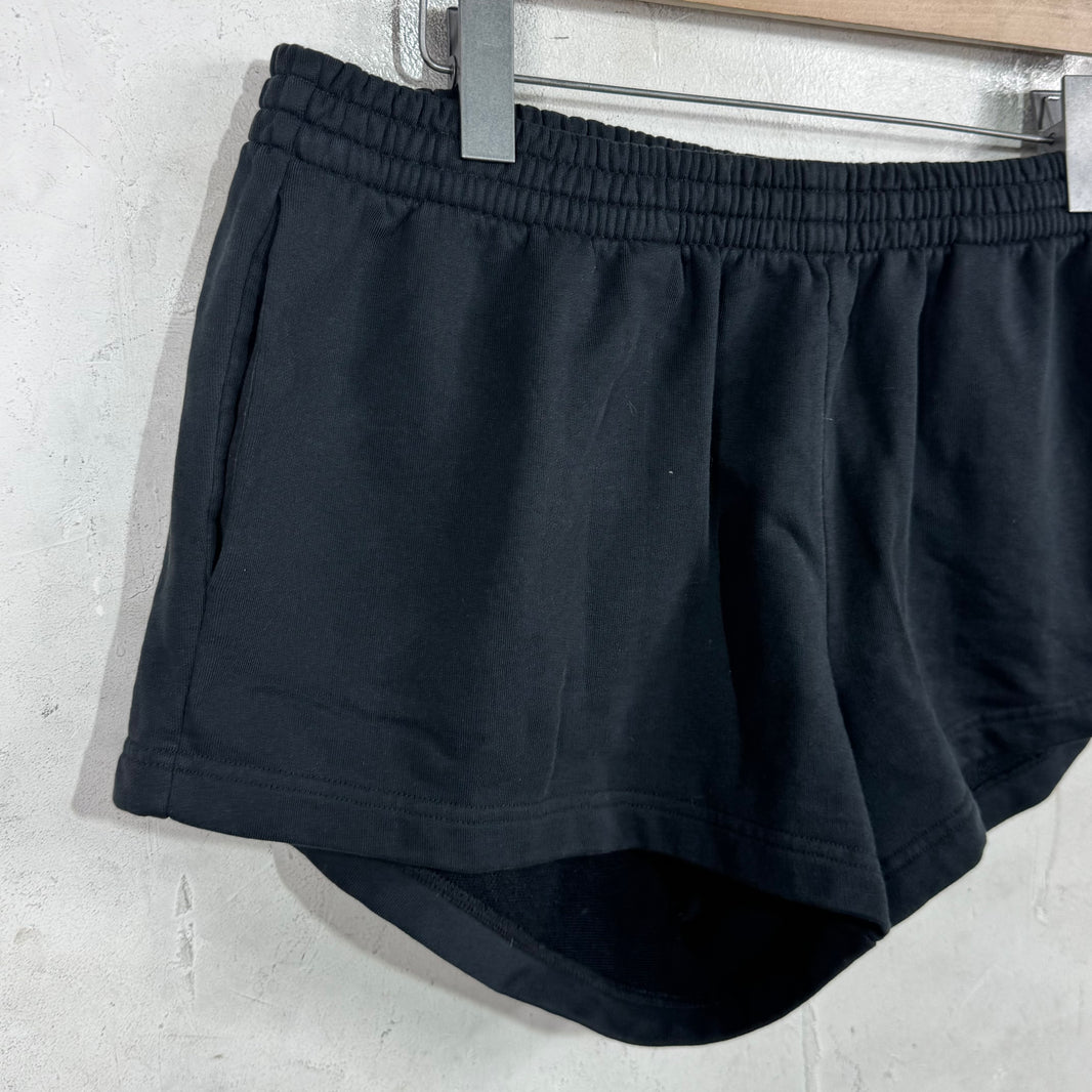 Balenciaga Black Short Sweatshorts