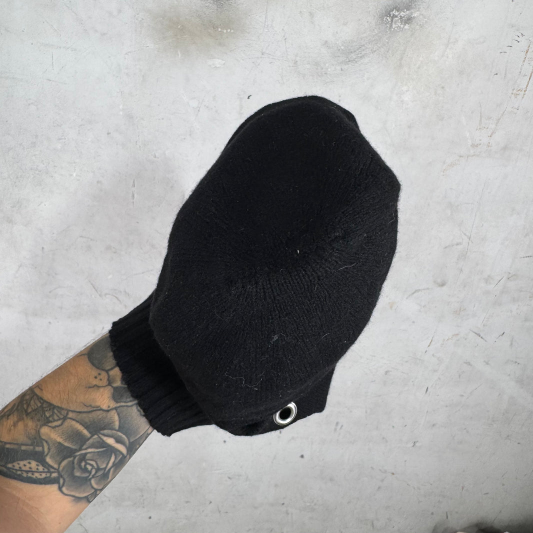 Rick Owens Eyelit Wool Balaclava