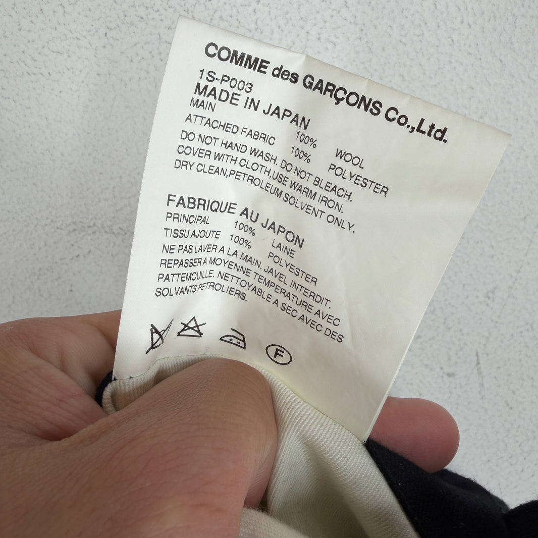 CDG Faux Fur Suspender Trousers