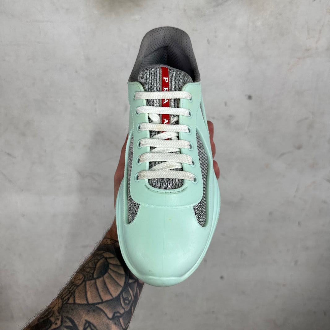 Prada Teal Rubberized Americas Cup