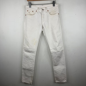 RRL White Slim Jeans