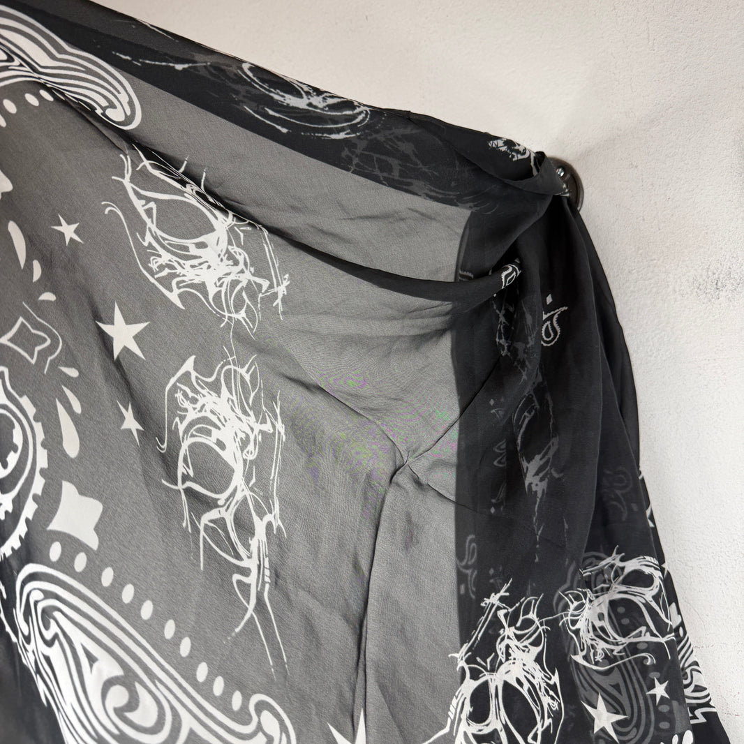 Alexander Digenova Long Paisley Thin Scarf