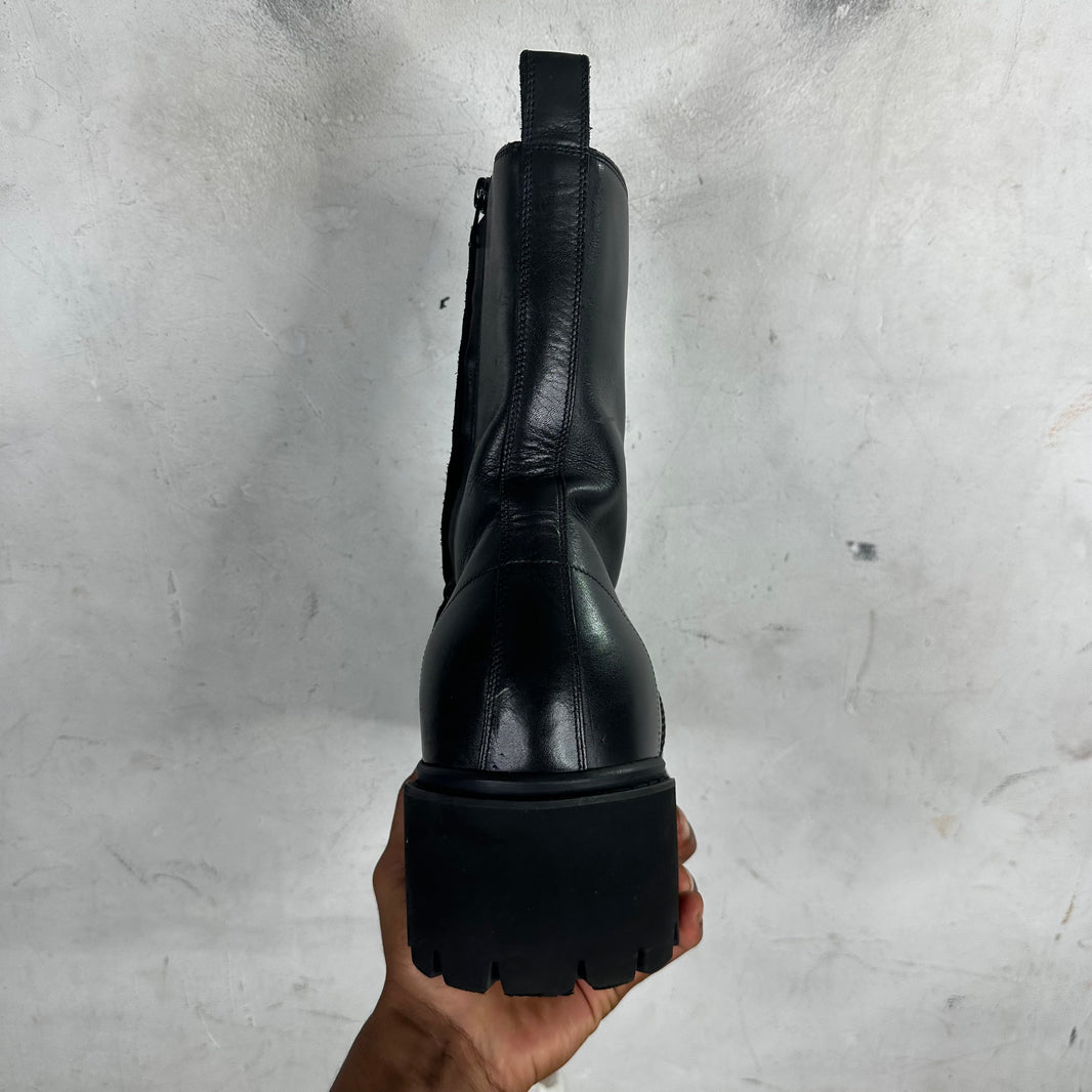 Balenciaga Leather Stomper Boots