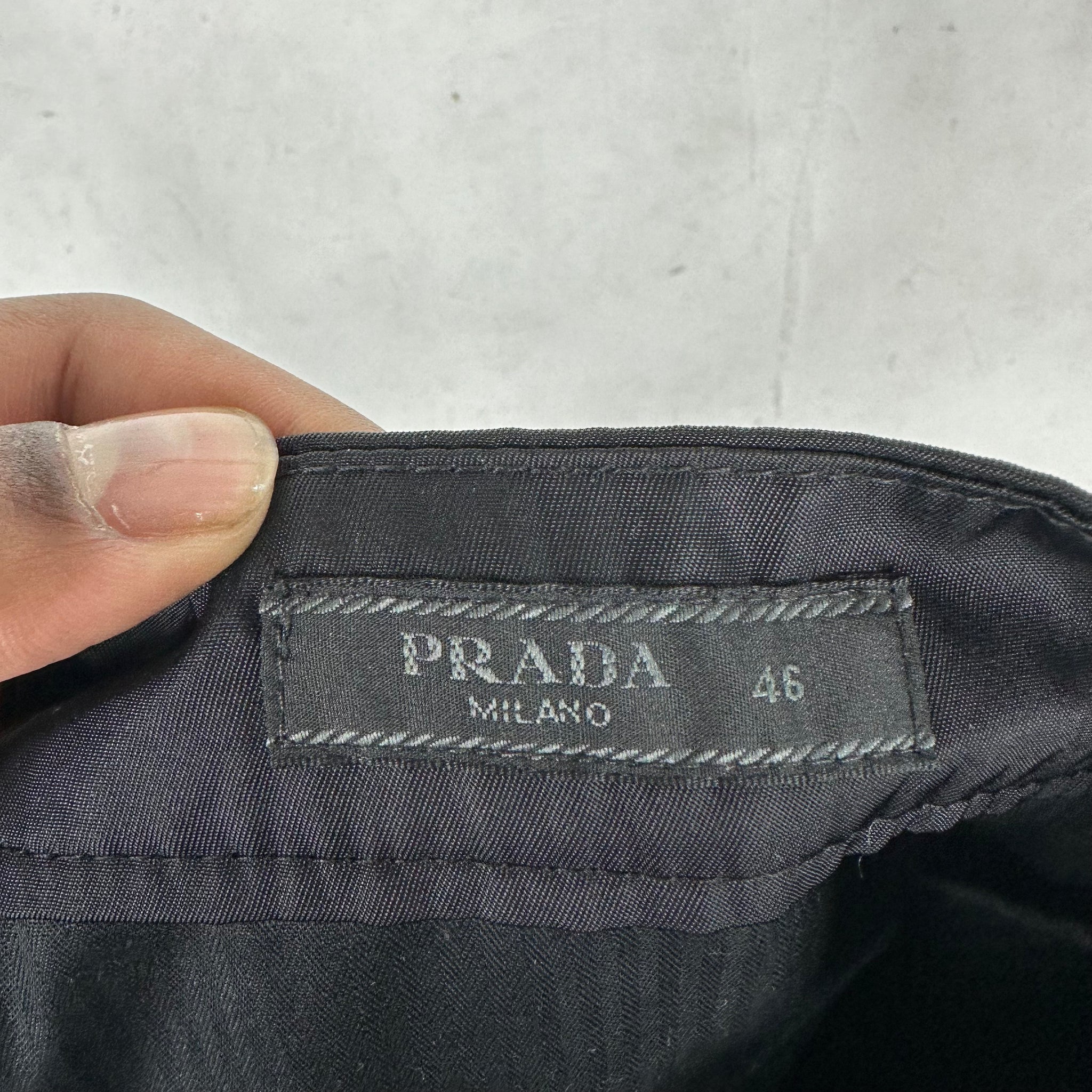 PRADA Flared Nylon Trousers
