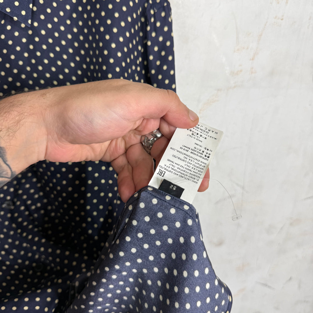 Marc Jacobs Polka Dot Silk Button Up