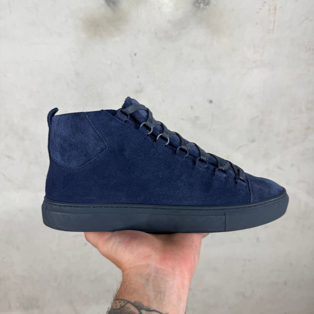 Balenciaga Navy Suede Arena Highs