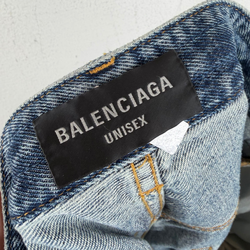 Balenciaga Sample Stencil Baggy Jeans