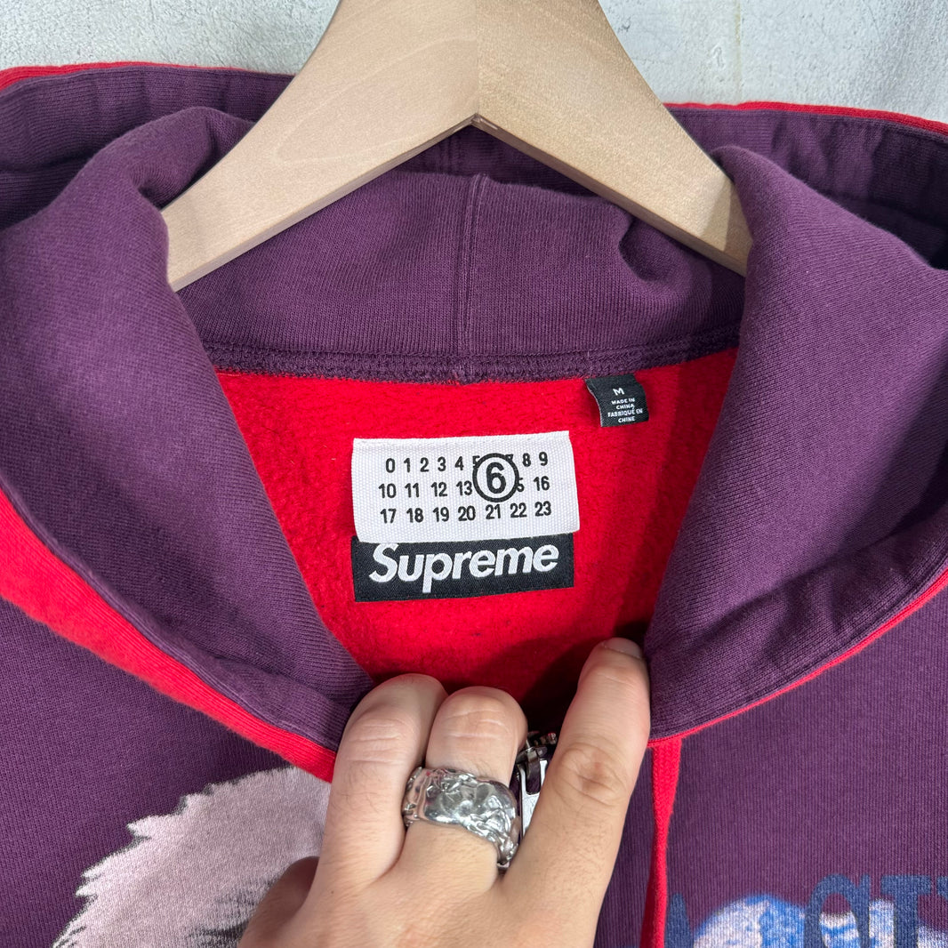 Supreme x MM6 Eagle Zip Up Hoodie