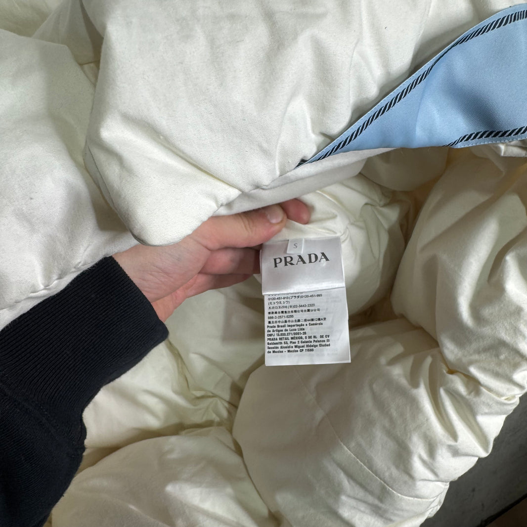 Prada White Down Pillow Jacket