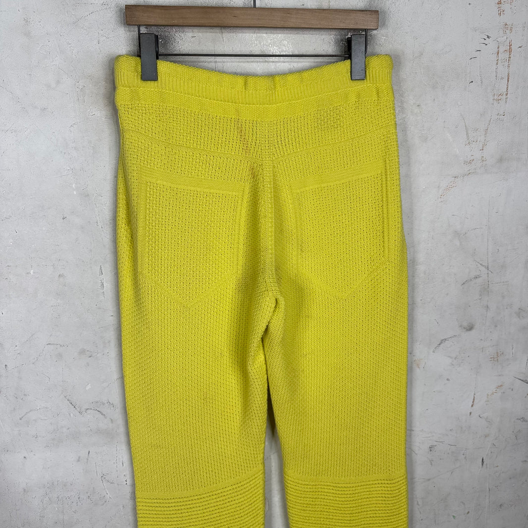 Issey Miyake Sample Yellow Knitted Pants