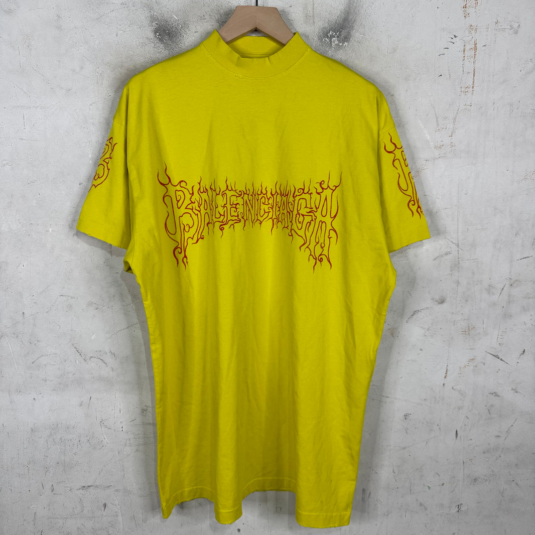 Balenciaga Yellow Darkwave T-Shirt