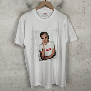 Supreme White Morrisey Test Print Sample T-Shirt