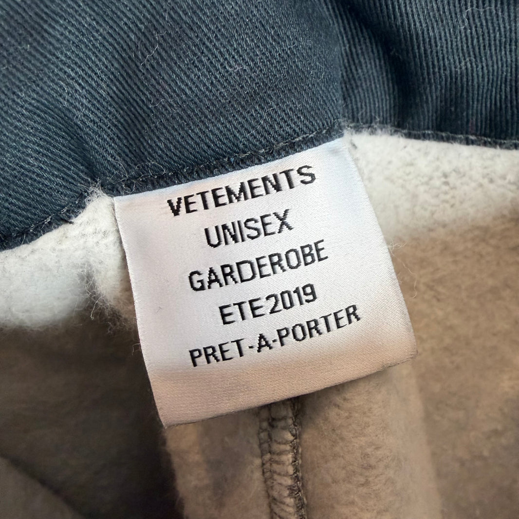 Vetements 2019 Gray Runway Hybrid Sweatpants
