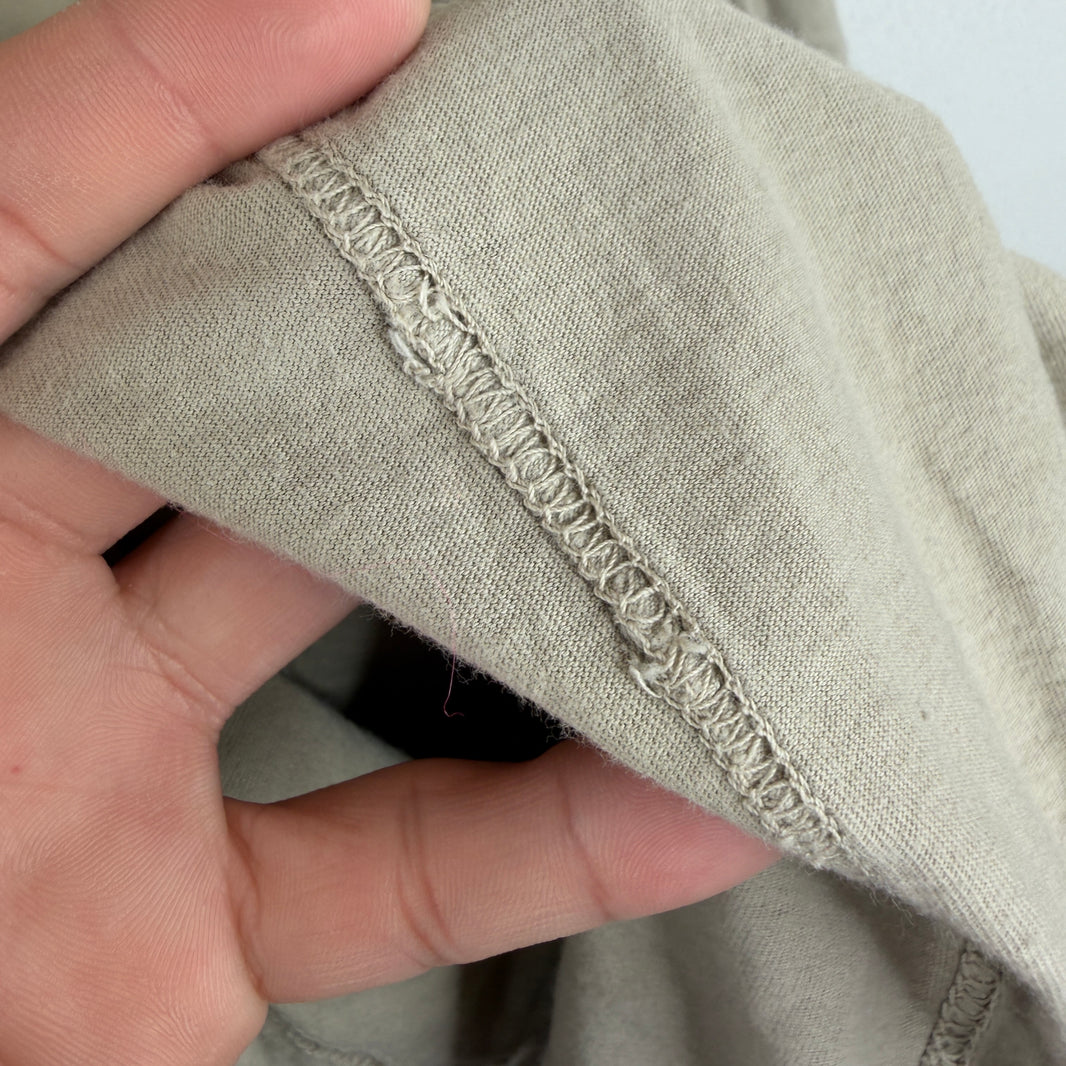 DRKSHDW Tan Double Layered Shirt Hoodie