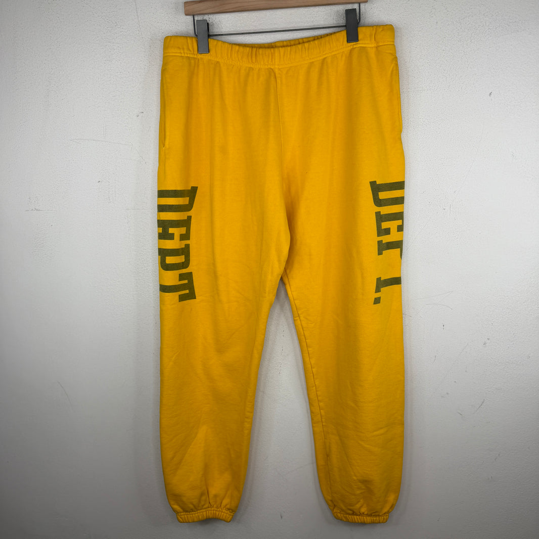 Gallery Dept Yellow Gym Sweatpants