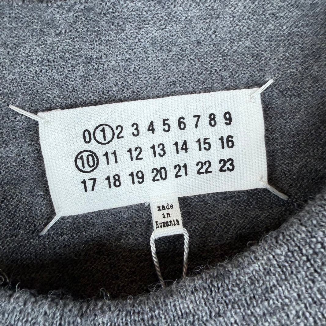Margiela Elbow Patch Wool Knit Sweater