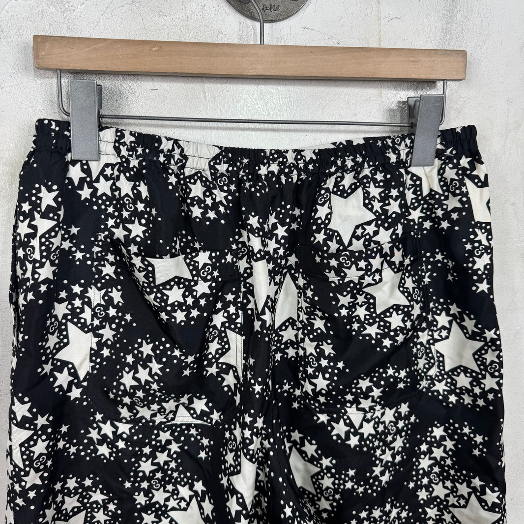 Gucci Silk Star Patterned Shorts