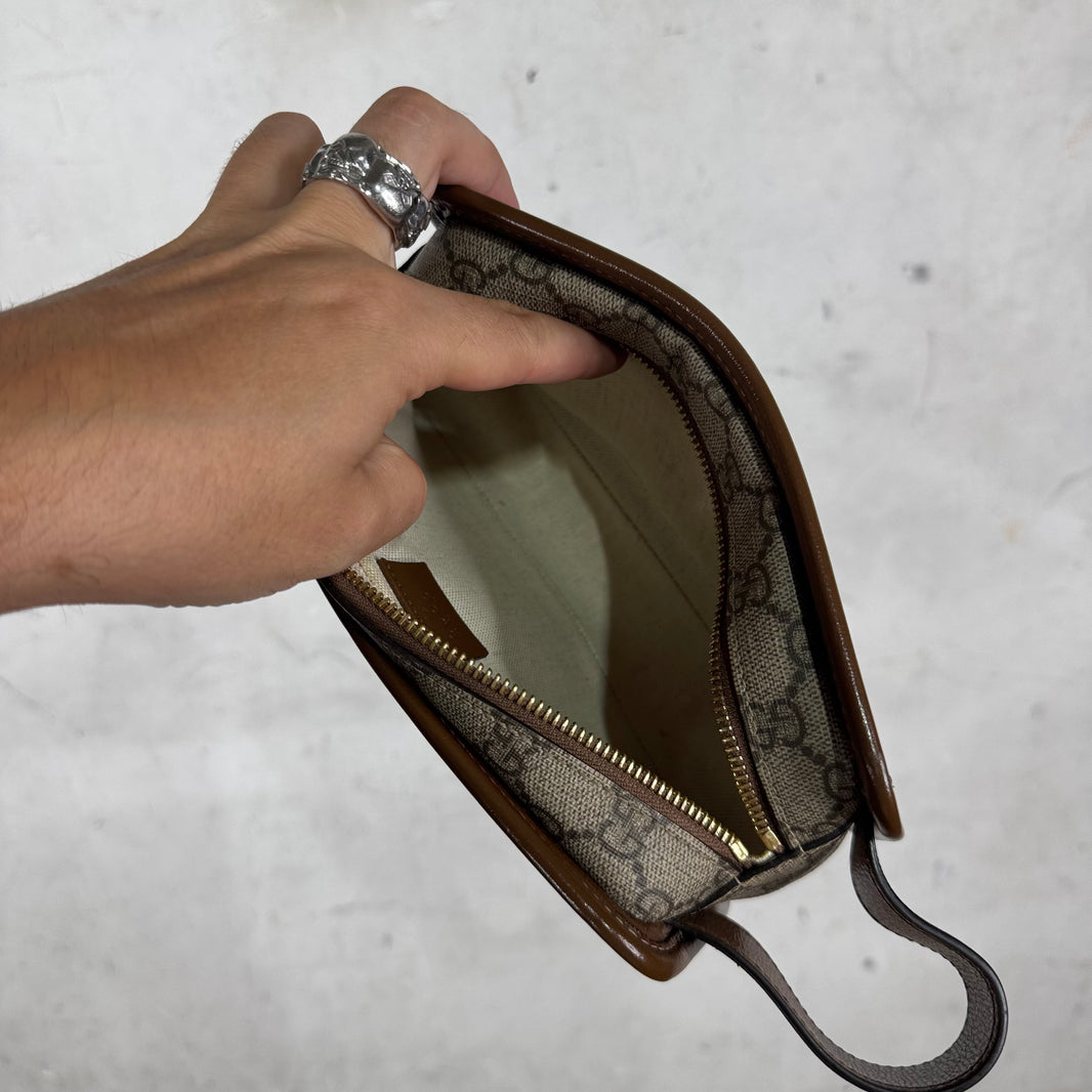 Gucci Not Fake Monogram Toiletry Bag