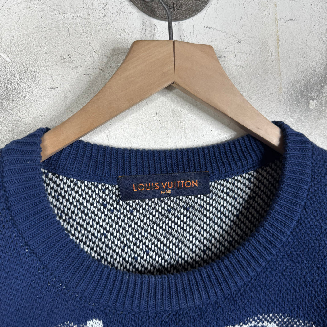 Louis Vuitton Camouflage Jacquard Sweater