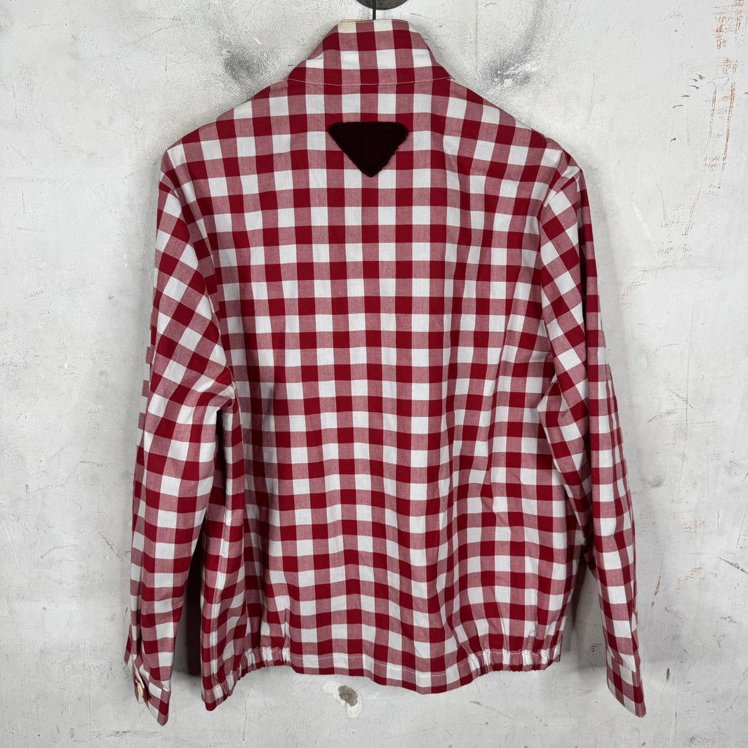 Prada Picnic Plaid Work Jacket