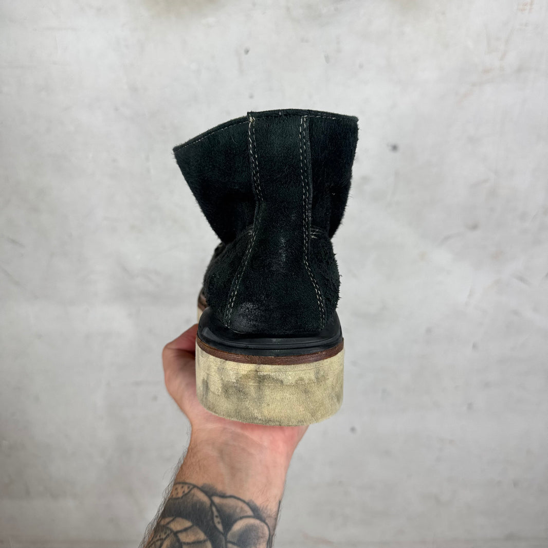 Visvim Black Suede Work Boots