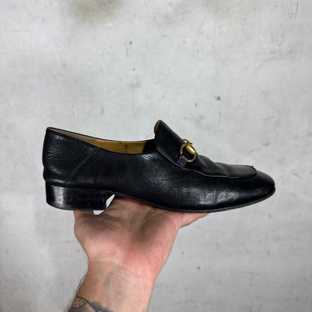 Gucci Heeled Horsebit Loafer