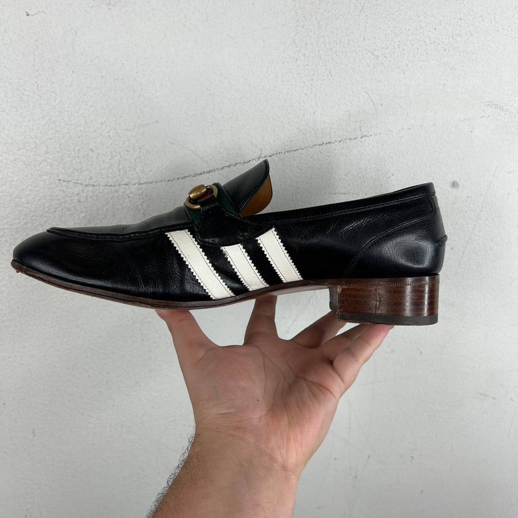 Gucci Adidas Horsebit Loafers
