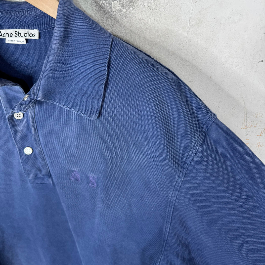 Acne Studios Faded Blue Polo