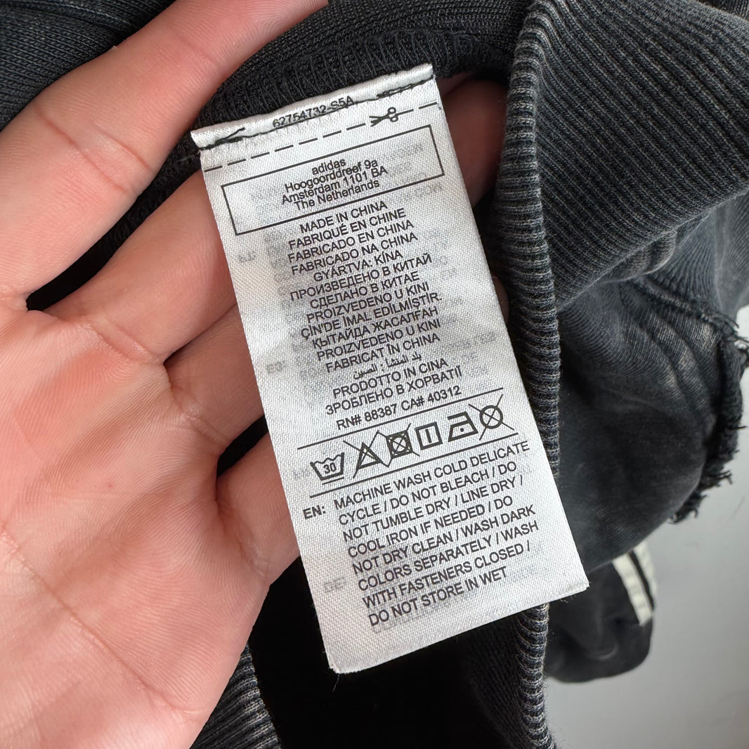 Adidas Thug Club Black Full Zip-Up Hoodie