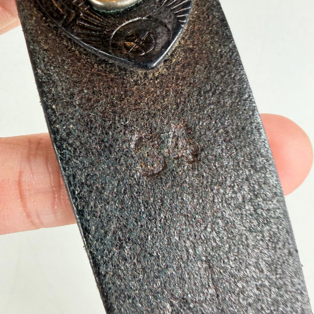 RRL Studded Leather Belt
