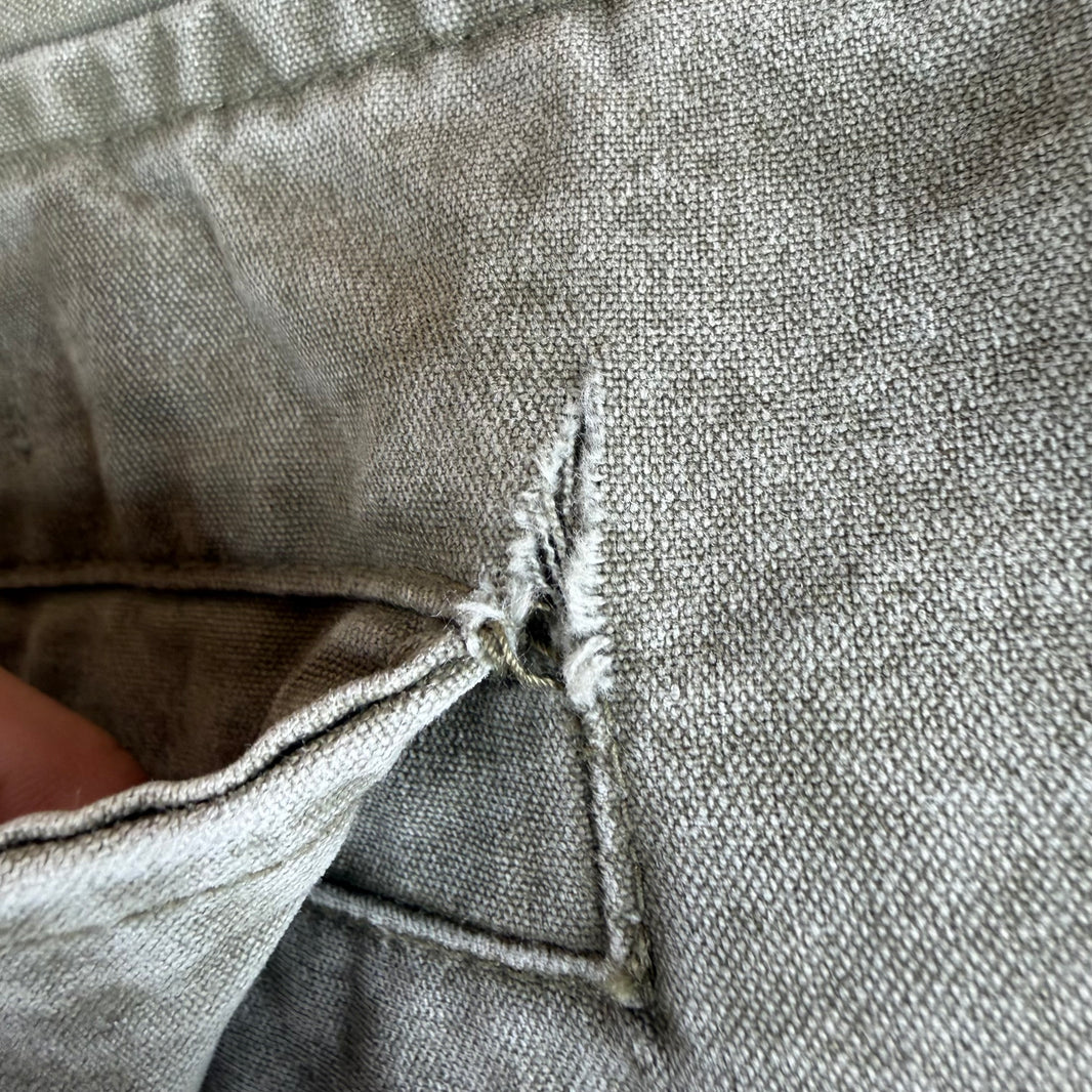 Greg Lauren Tent Canvas Cargo Pants