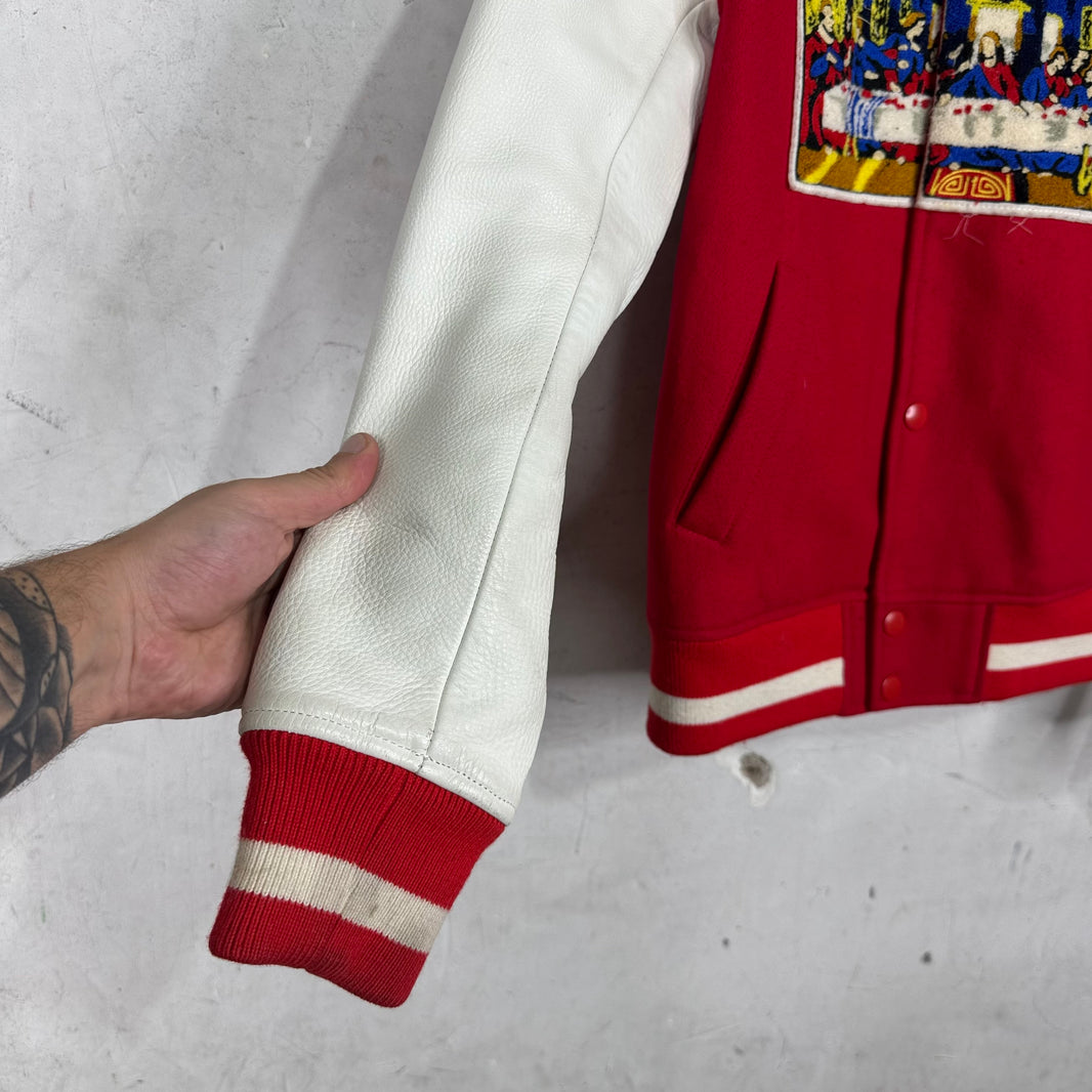 Facetasm Last Supper Varsity Jacket