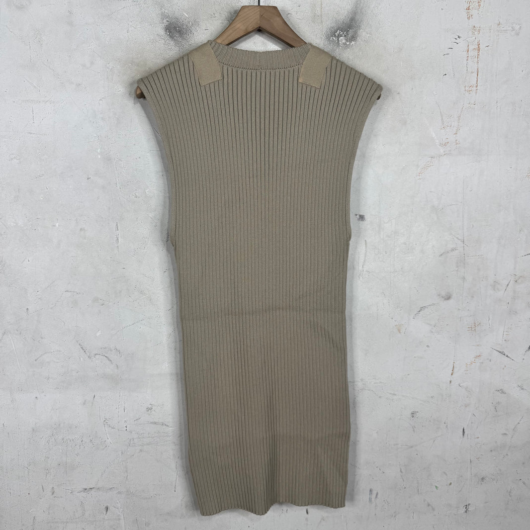 Helmut Lang Ribbed Knit Sweater Vest