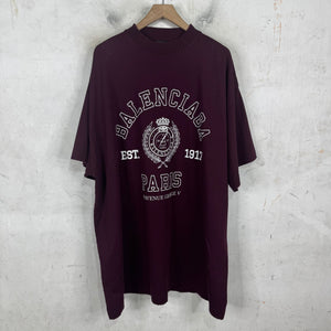 Balenciaga Collegiate Logo T-Shirt