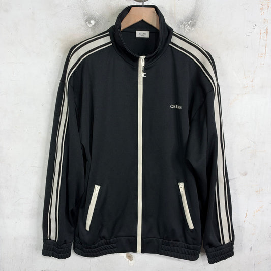 Celine Black Logo Track Jacket