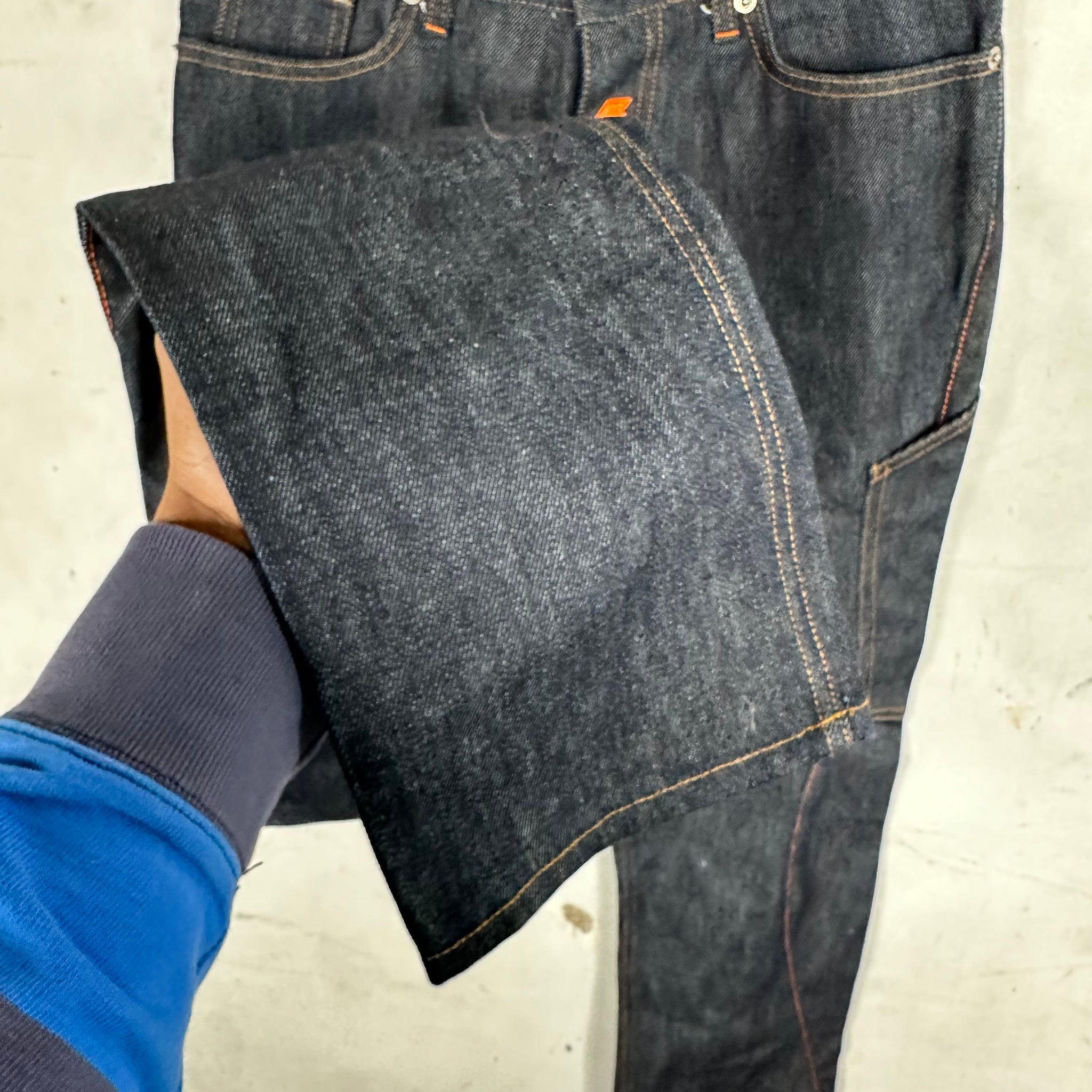 Walter Van Beirendonck Blue Skinny Denim