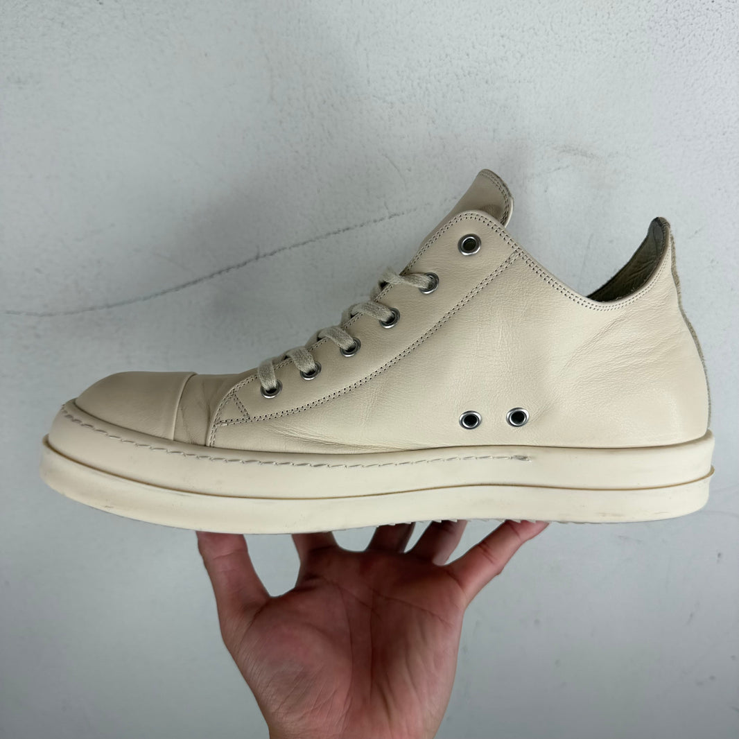 Rick Owens Milk Leather Ramone Lows
