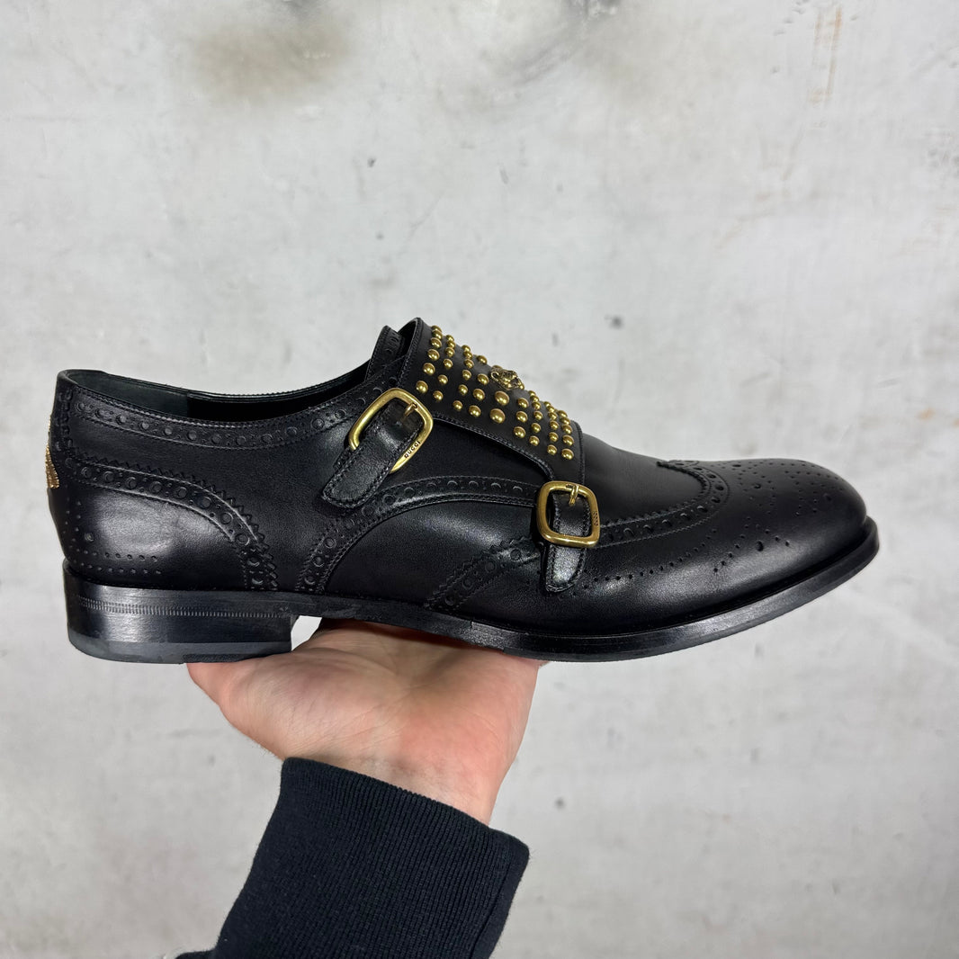Gucci Rivet Strapped Derbys