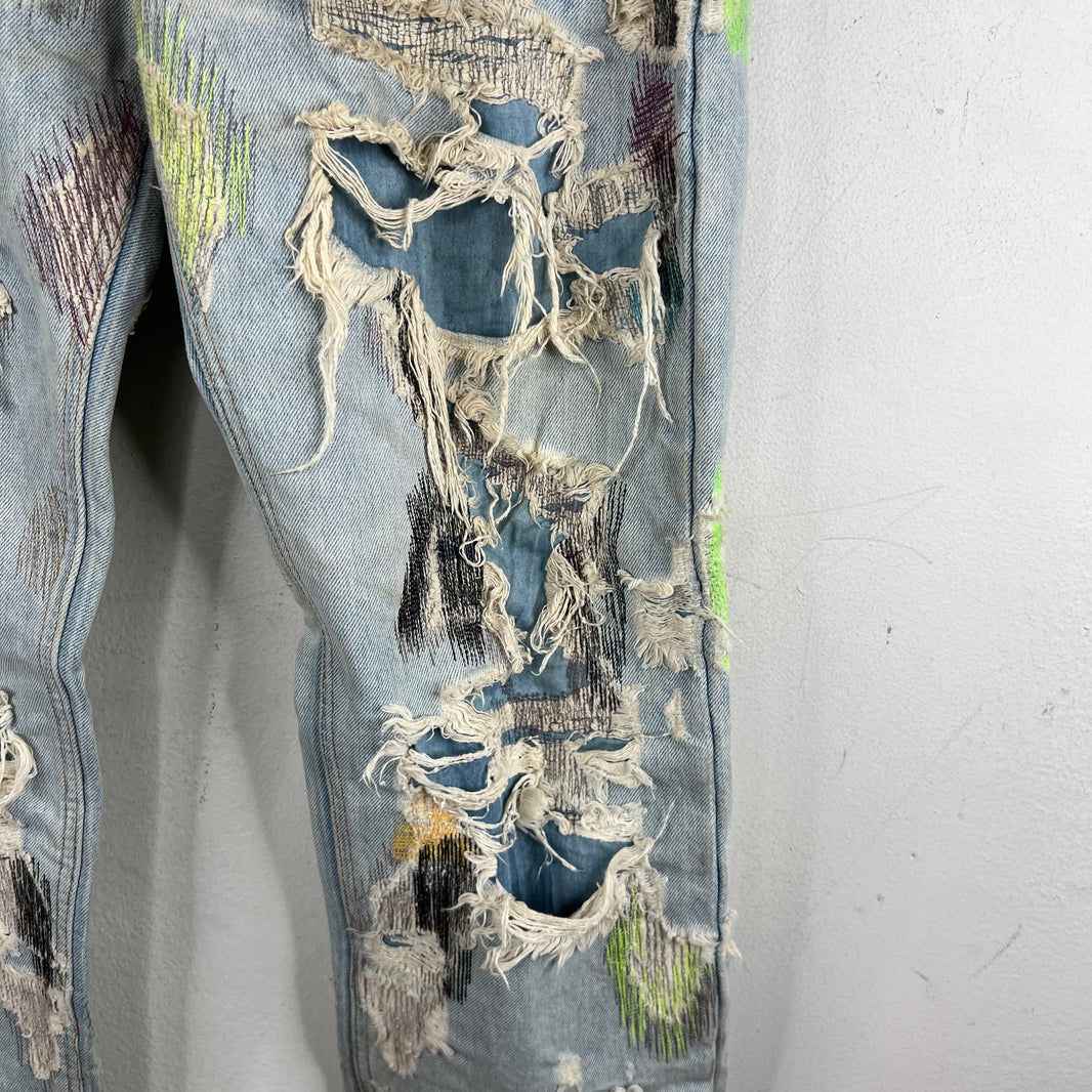 Endless Denim OG Embroidered Boro Jeans