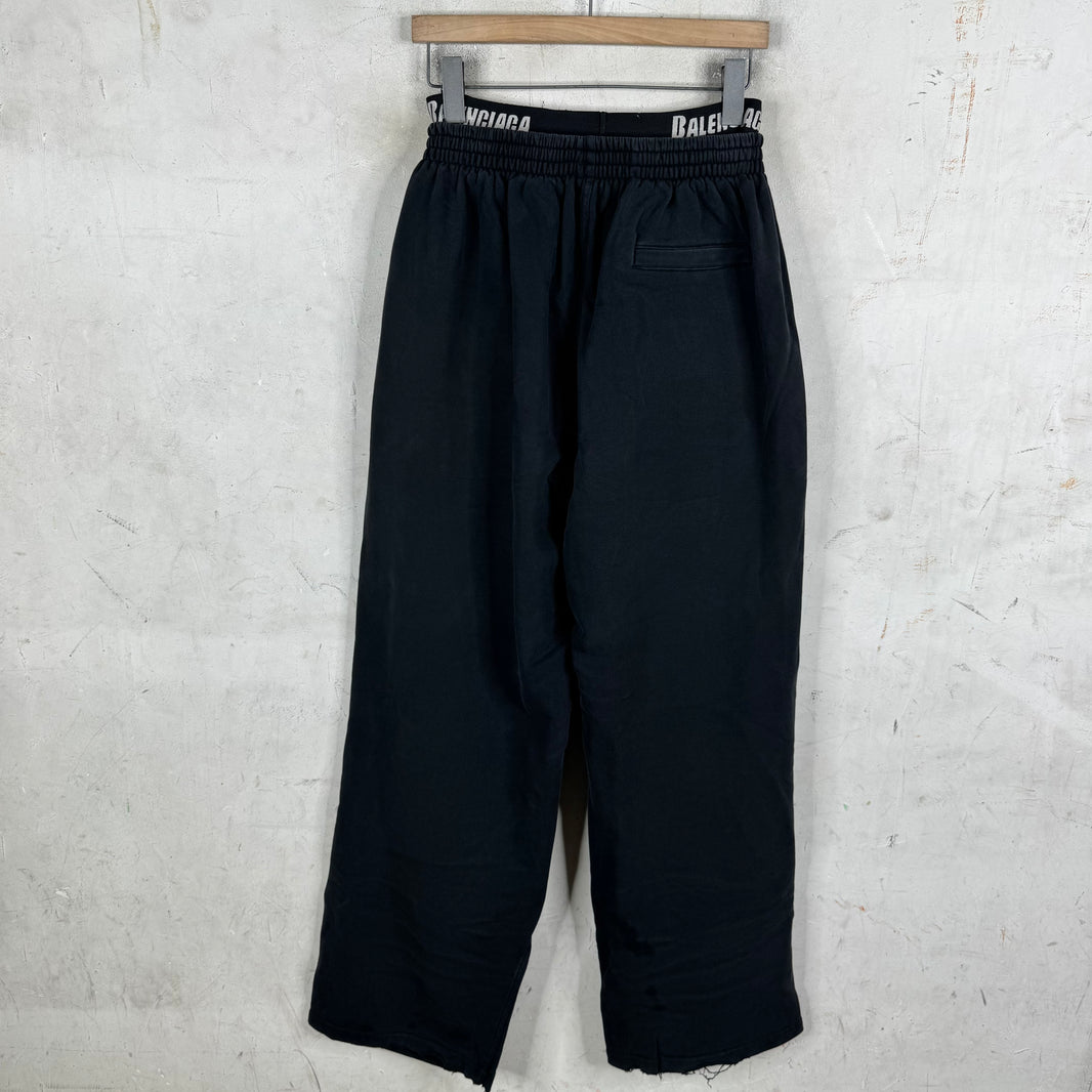 Balenciaga Sporty B Layered Waist Sweatpants