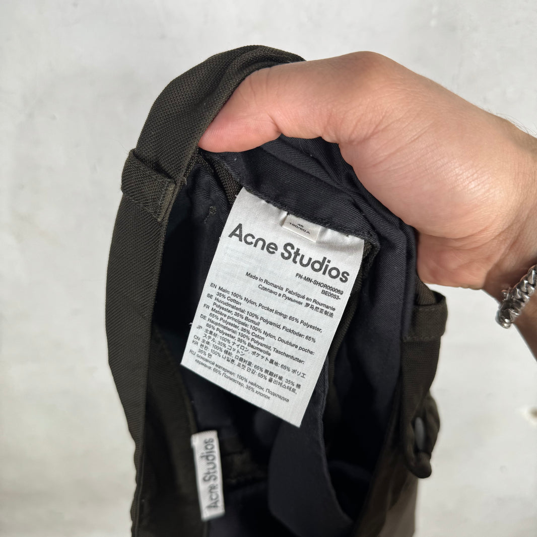 Acne Studios Nylon Olive Shorts